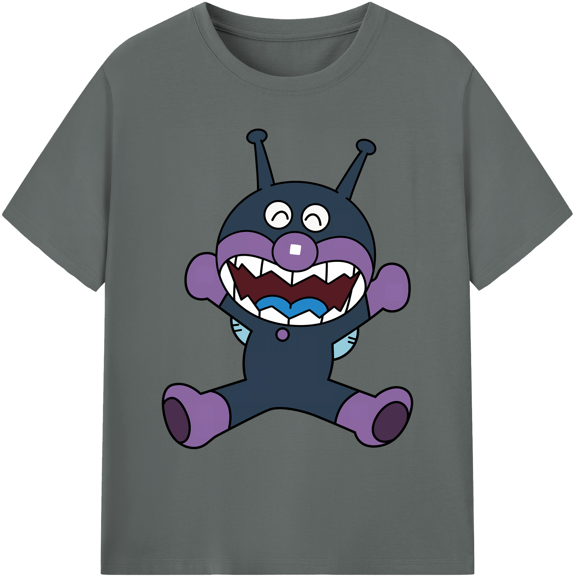 （画像用） アンパンマン Anpanman 綿100％ メンズ半袖Tシャツ｜肌触りやわらか＆通気性